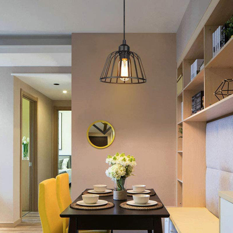 Norvo | IronSphere Pendel - Svart industriell jern pendellampe for moderne interiører