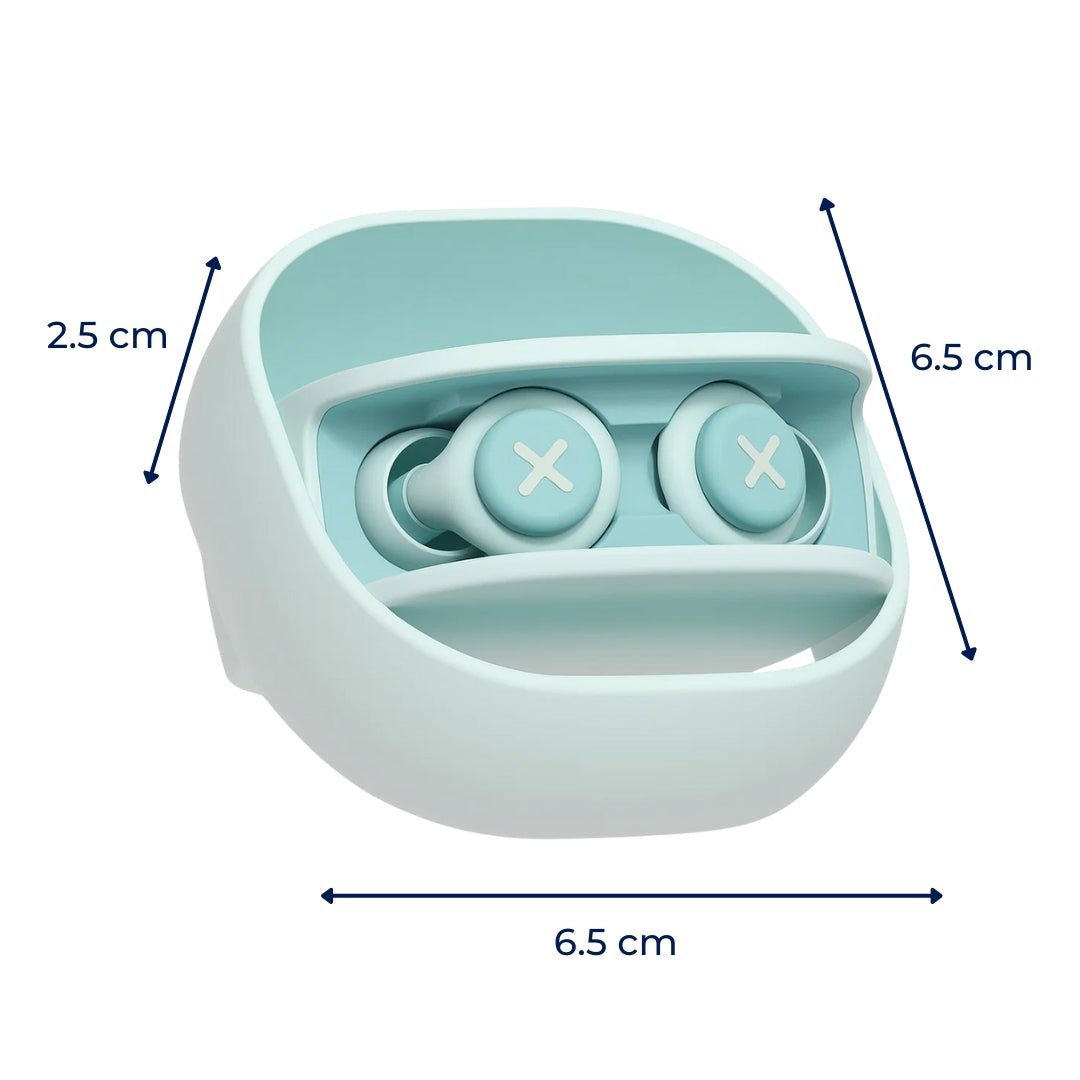 Blokker snorking og bystøy – Myk silikonpassform – Gjenbrukbar og hygienisk – Ideell for side-sovende og reise Norvo