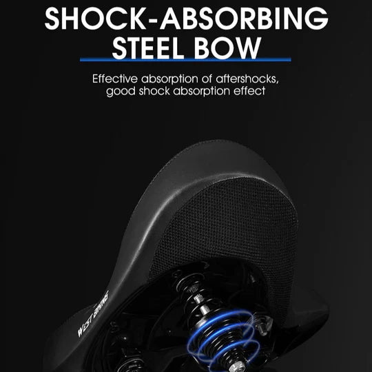 Norvo | Ekstra stor sykkelsete med komfortabelt tykk skum og vanntett