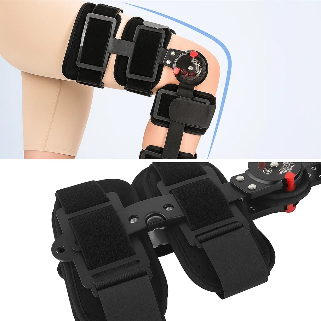 Justerbar benstabilisator – Polstret mykt stoff – Smertelindring, rehabilitering og hverdagsbevegelse Norvo