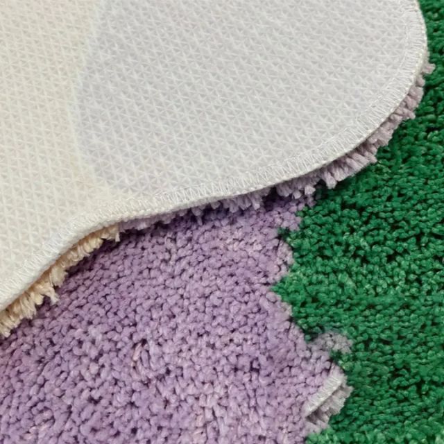 Norvo | Abstrakt Fargeblokk Teppet laget av Bomull-Polyester