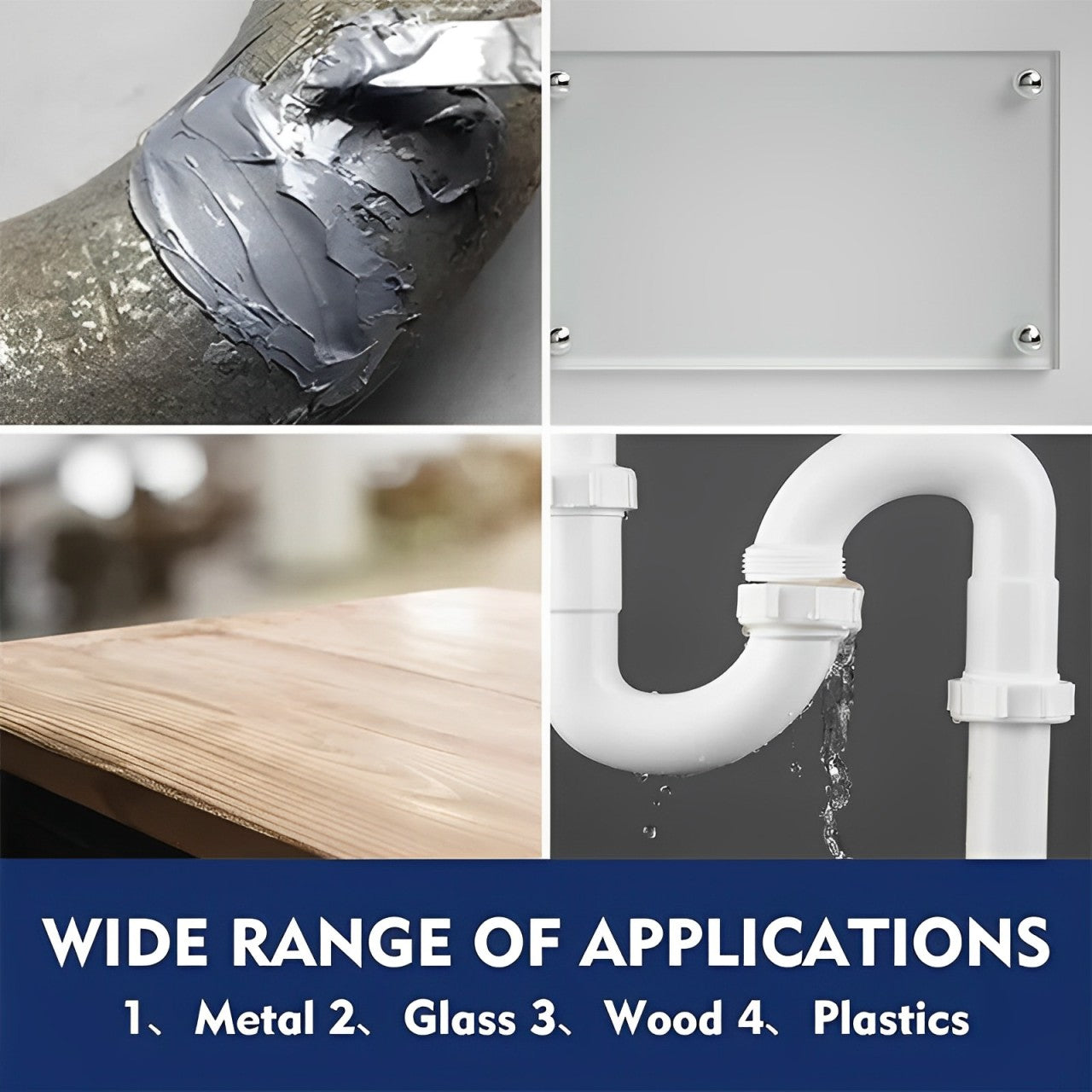 Profesjonell metall reparasjonslim - høytemperatur epoxy for metall, keramikk og plast Norvo