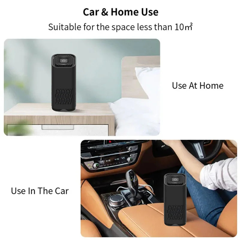 Norvo | USB Bil Luftrenser med HEPA Filter