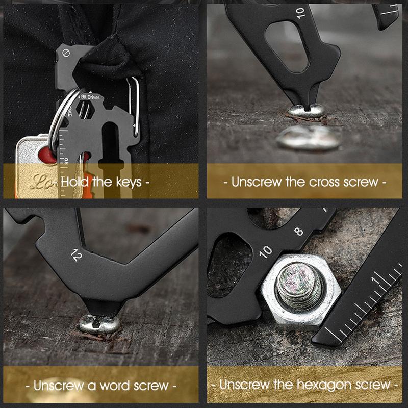 Norvo | Bærbar multifunksjonell EDC nøkkelring