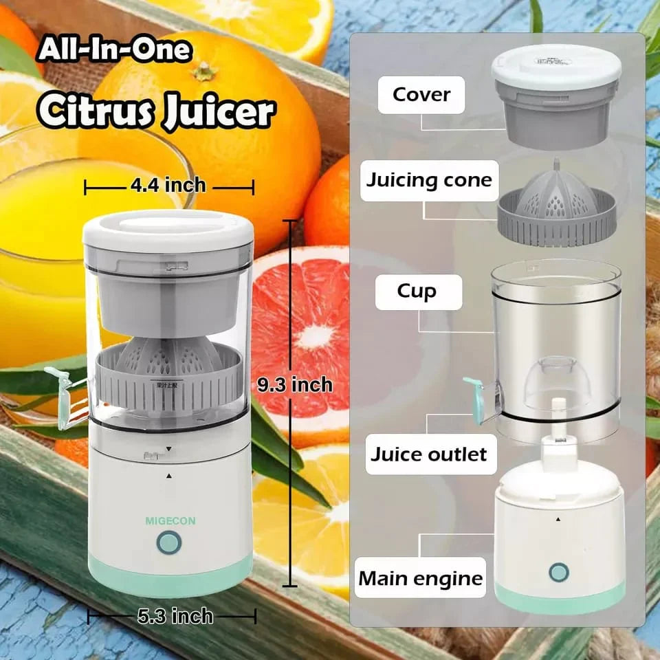 Sitrus Saftpresse Oppladbar Bærbar Juicer Norvo