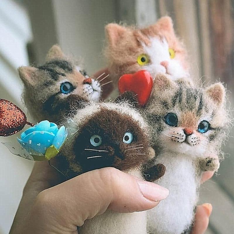 Norvo | DIY Katt Ull Filtdgave for Katteelskere