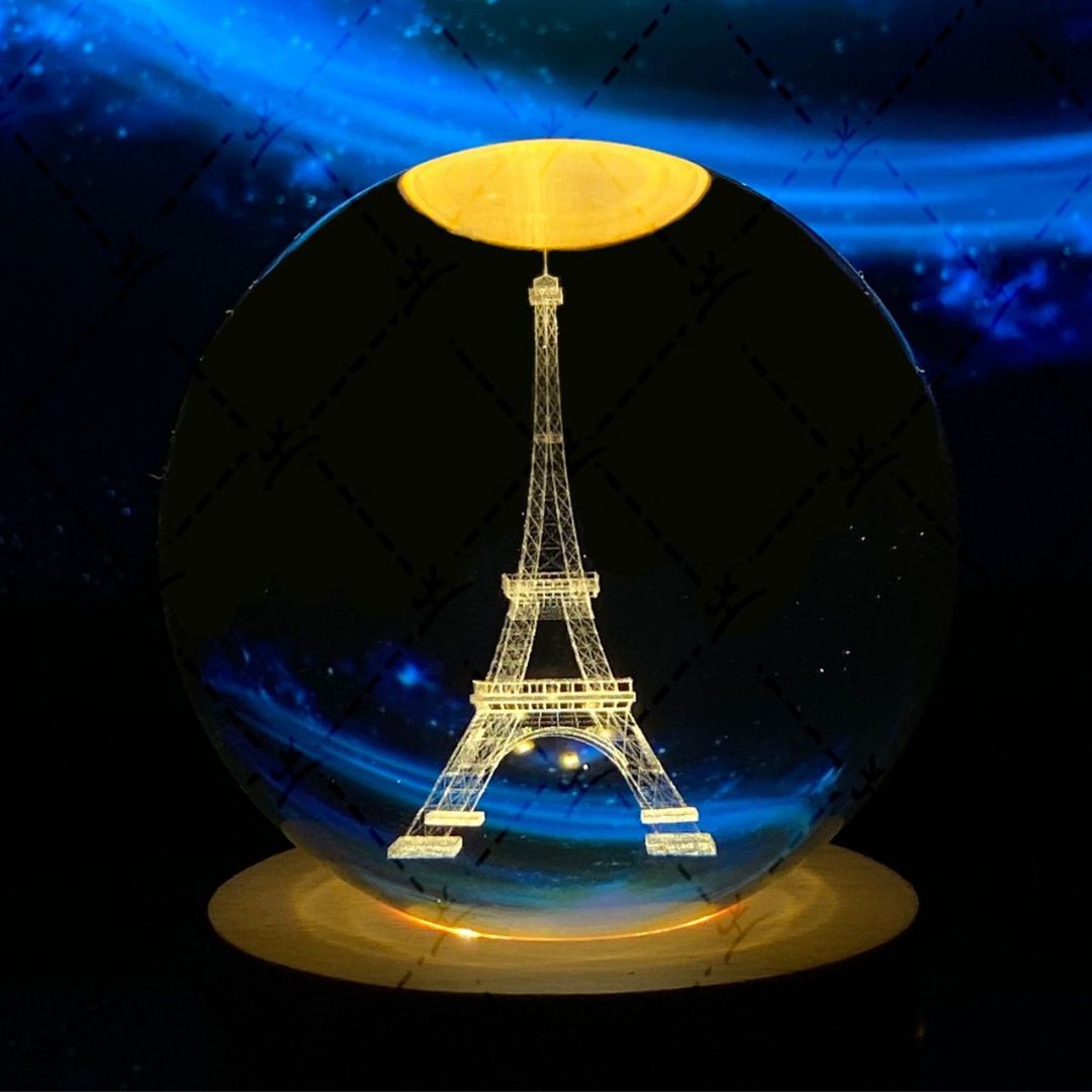 Norvo | Glødende Måne Krystallkule