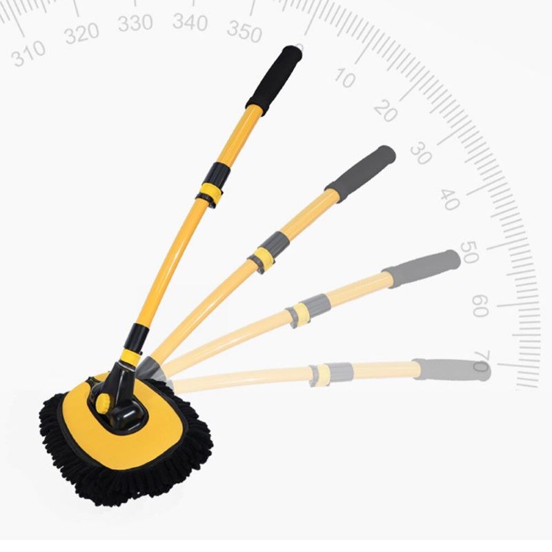 Bilvaskmopp - Spesial lang håndtak for rengjøring av bilpanser, tak og vinduer Norvo