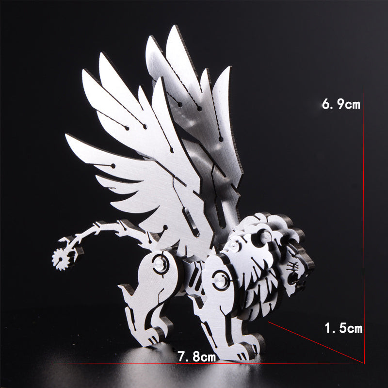 Norvo | DIY Rustfritt Stål 3D Byggeklosser, Beste Gave til Jul, Fødselsdag og Høytider