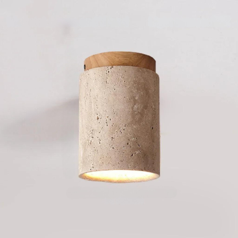 Norvo | ÉclatPierre – Elegant Travertine Recessed LED Light