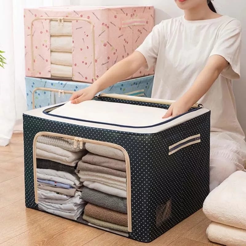 Folding Storage Box For Clothes - 55 Ltr Norvo