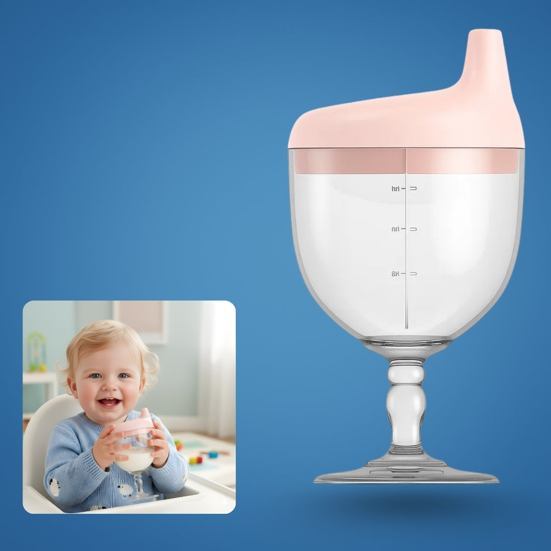 No-Spill Silikone – Easy-Grip Håndtak – Støtter Avvenning – Mess-Fri Drikking for Småbarn Norvo