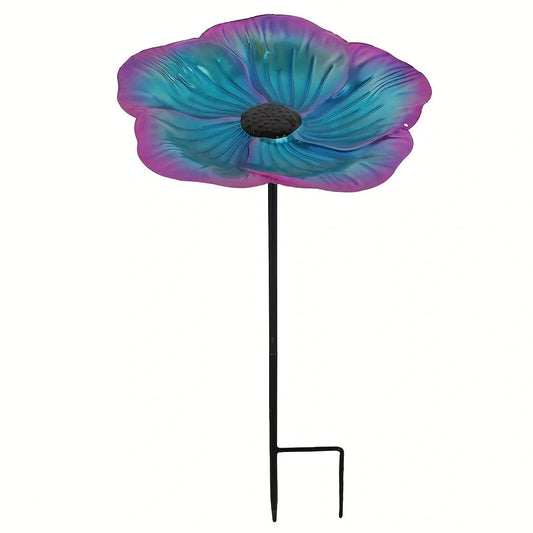 Norvo | Blomformet fuglemater og fuglebad for hage