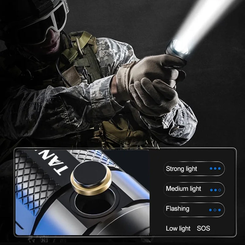 Norvo | Bærbar Sterk Lys Utendørs Lommelykt