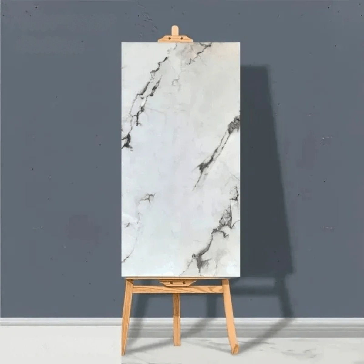 Norvo | Elegant Selvklisende Marmor PVC Gulvfliser