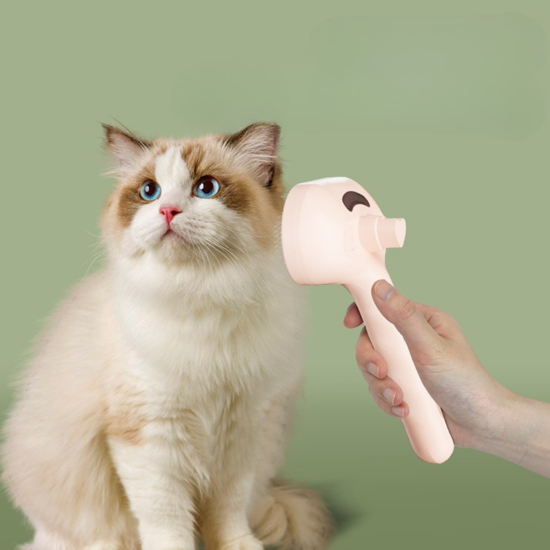 Norvo | Pet Steam Brush for Gentle Grooming Cats and Dogs