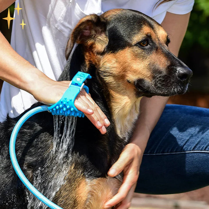 PetClean hanske med innebygd børste og slange tilkobling Norvo