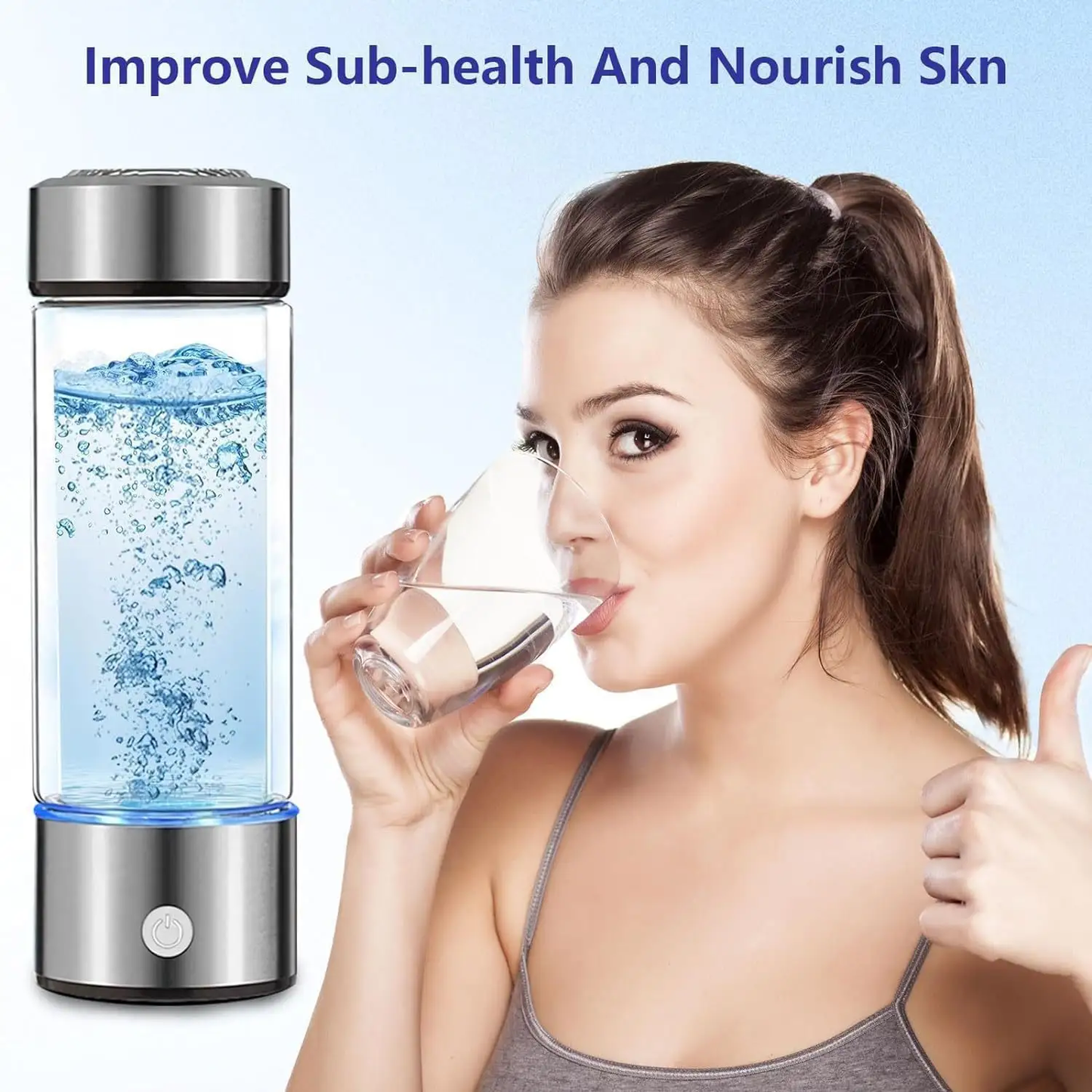 Norvo | Aquyn Hydroclear Hydrogen Water Bottle – Premium Hydrogen-Rich Water Bottle for Daily Health