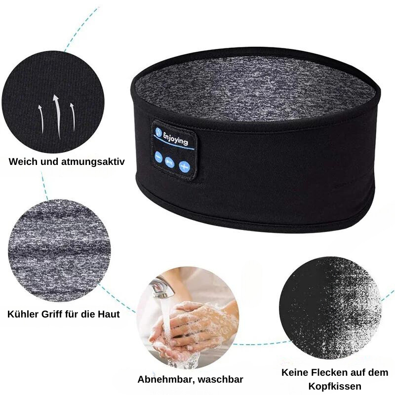 Norvo | Trådløse Bluetooth Hodebånd Hodetelefoner for Søvn