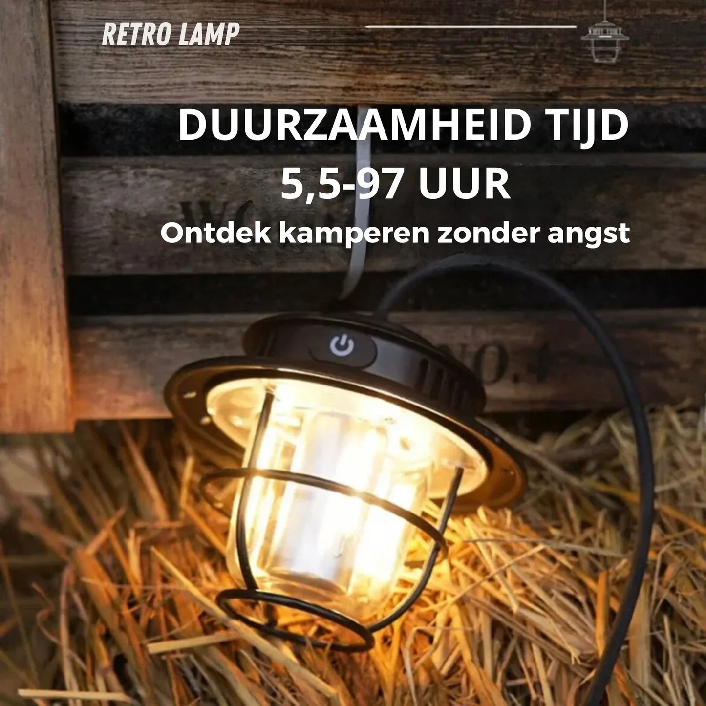Norvo | Oppladbar LED Campinglampe