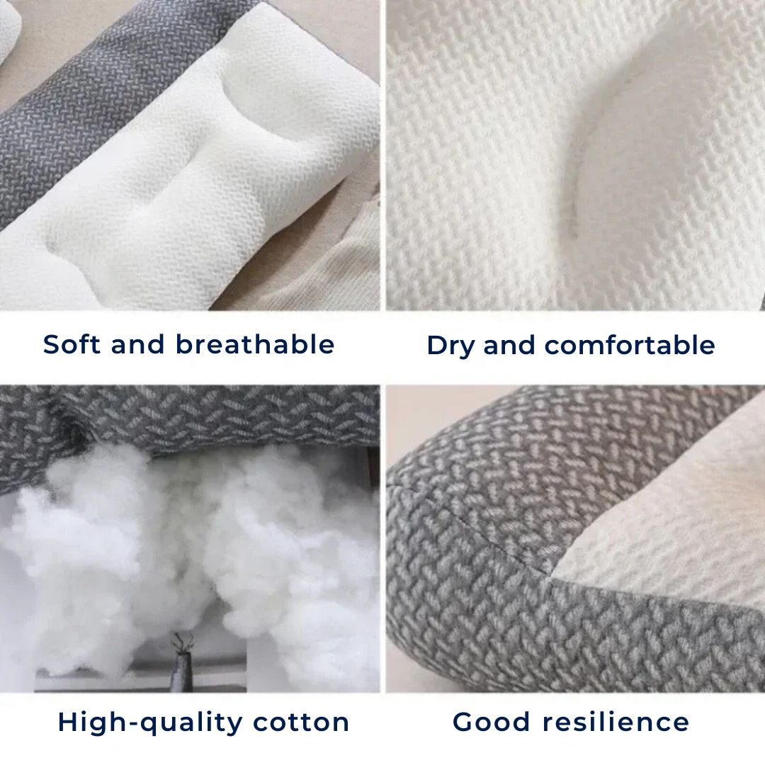 Norvo | Ortostatisk Nakkepute | Cervikal Ryggstøtte, Smertelindring & Redusert Snorking for Alle Søvnposisjoner