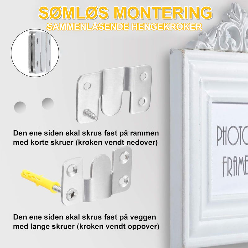Norvo | Hengende kroker i rustfritt stål