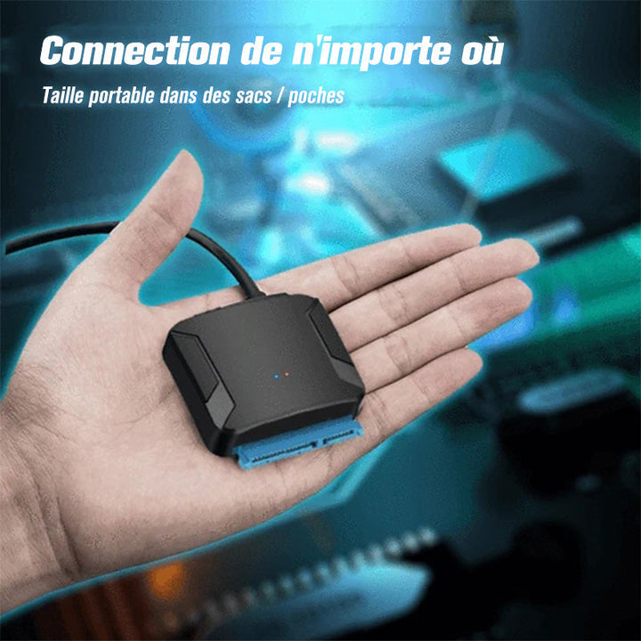 USB 3.0 til SATA III harddiskadapter | Norvo