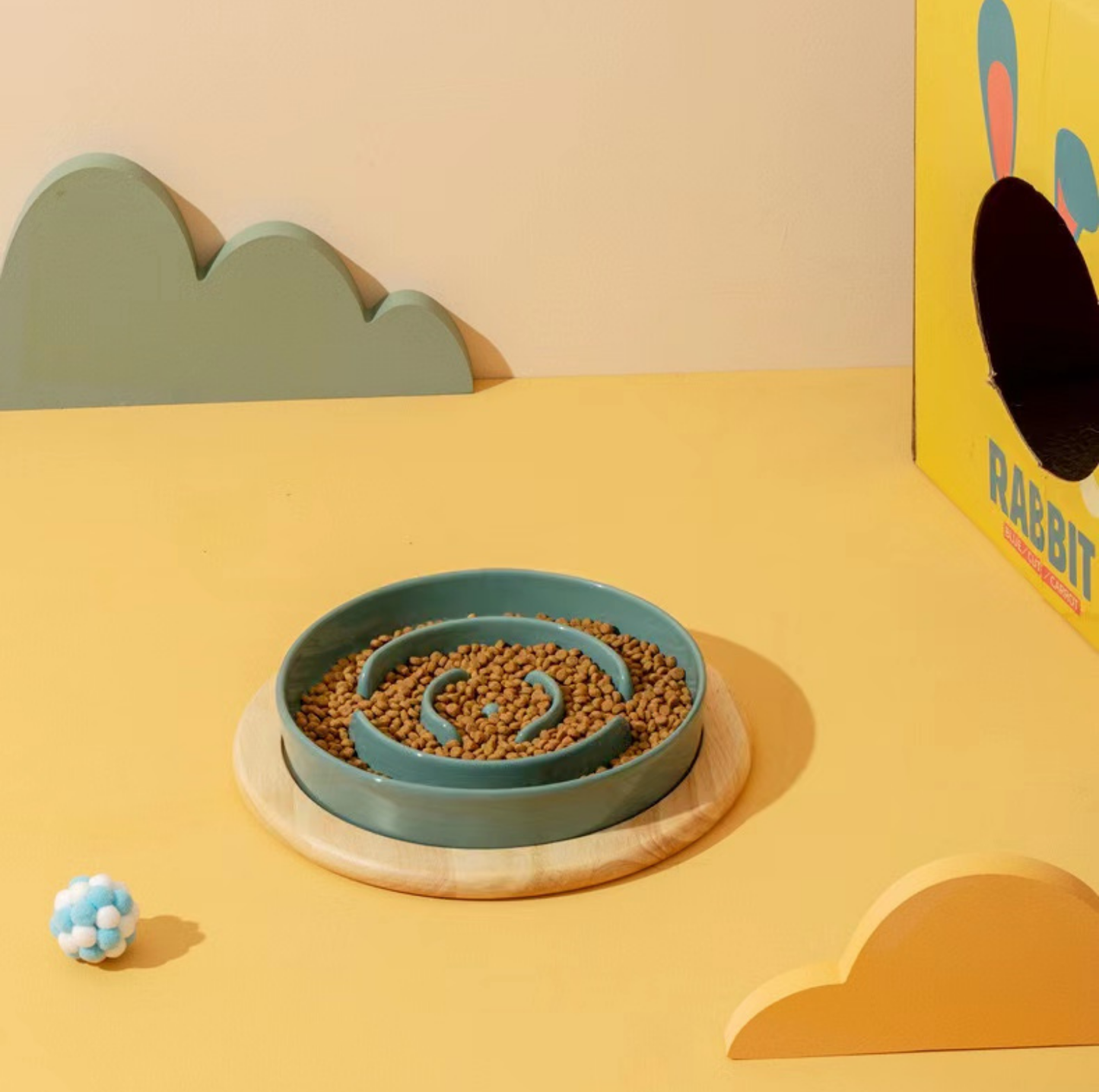 Norvo | SlowCeramic - Elegant Håndlaget Fôrskål for Kjæledyr