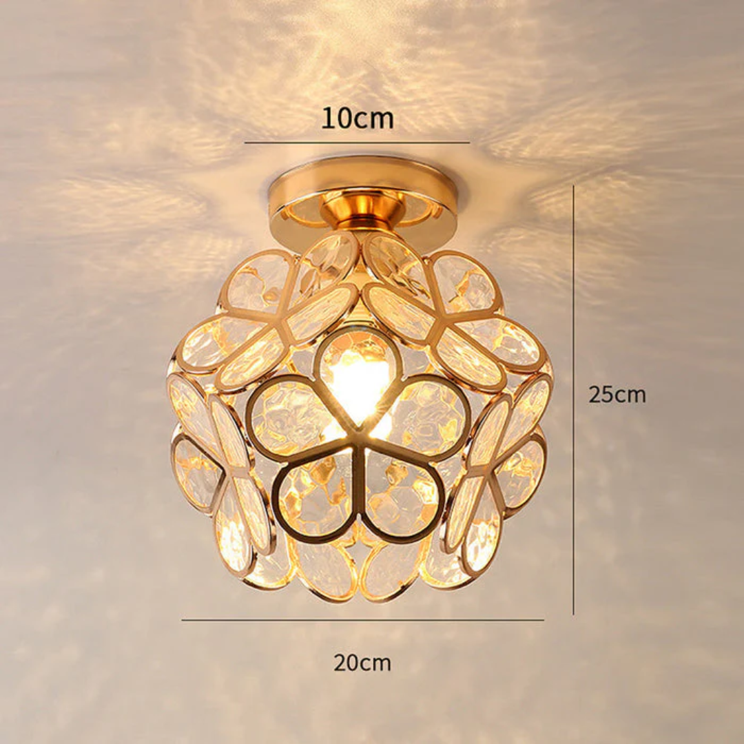 Norvo | Luksus Glass Blomst Taklampe