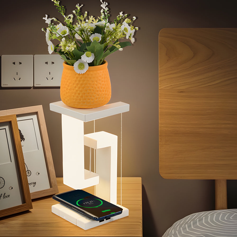 Norvo | Futuristisk bordlampe med svevende teknologi