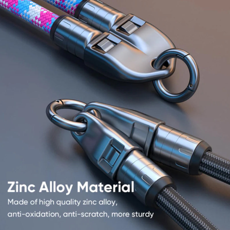 Norvo | To-i-ett hurtiglader datakabel mobiltelefon snor