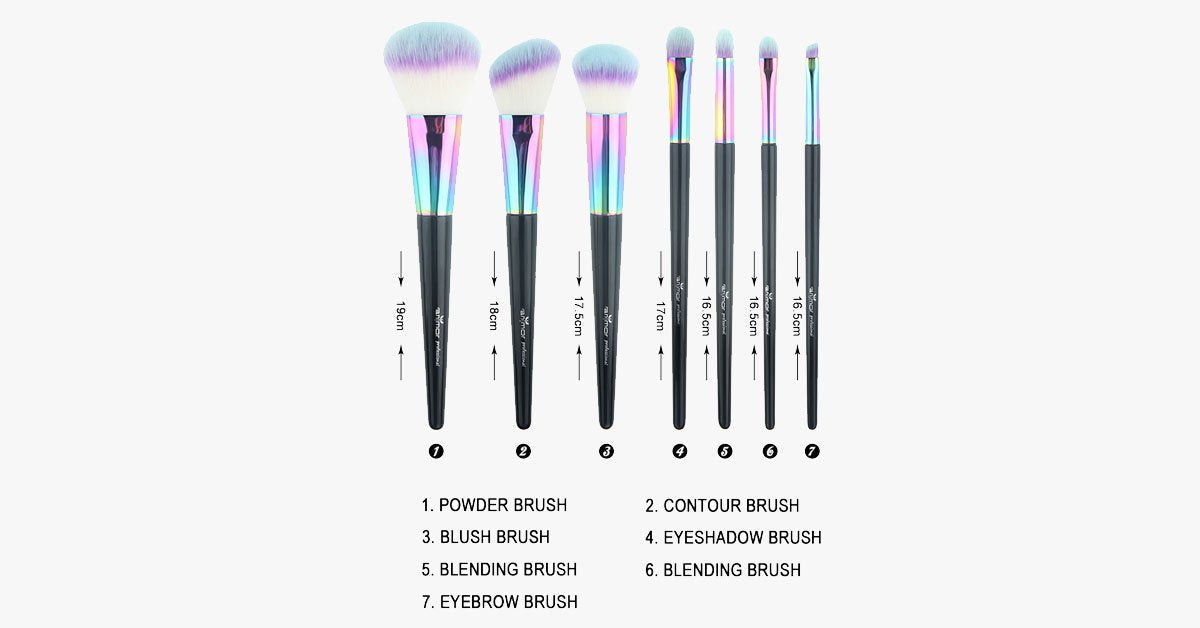 Norvo | Svart Havfrue Regnbue Fjærsett