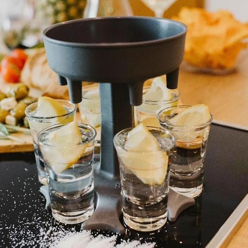 Norvo | 6 Shot Glass Dispenser og Holder