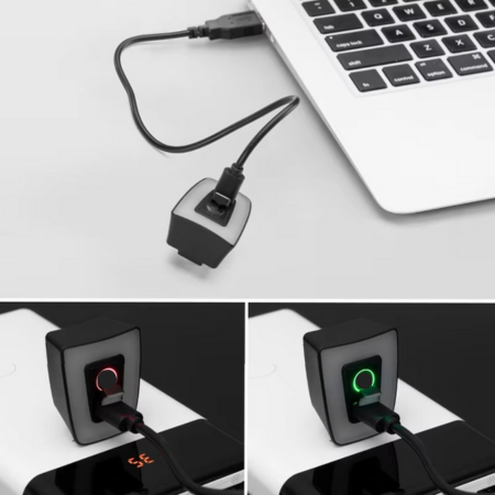 Norvo | USB oppladbart vannavstøtende LED sykkel baklys for nattsykling sikkerhet