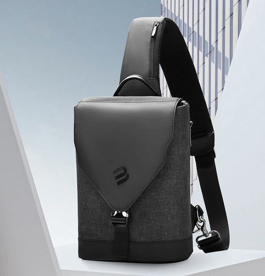 Norvo | Tyveribeskyttet og Vanntett 9,7'' Crossbody Bag, med Flere Lommer, Høy Elastisk Ryggpute, Usynlig Tyveribeskyttelseslomme, for Arbeid, Reising, Fotturer og Mer