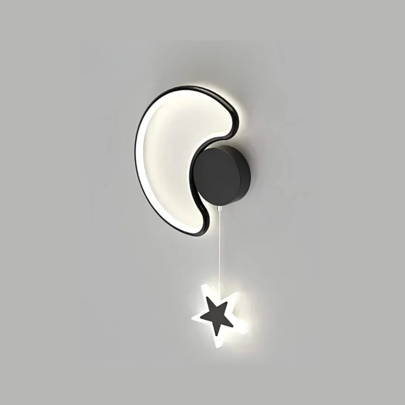 Norvo | DreamLight | Magisk Vegglampe med Skyer, Stjerner og Måne