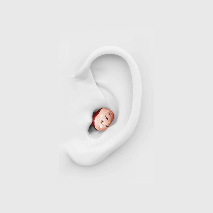 SilentWave | Oppladbare usynlige høreapparater par - Forsterk lyd - Forbedre tale klarhet - Diskré design Norvo