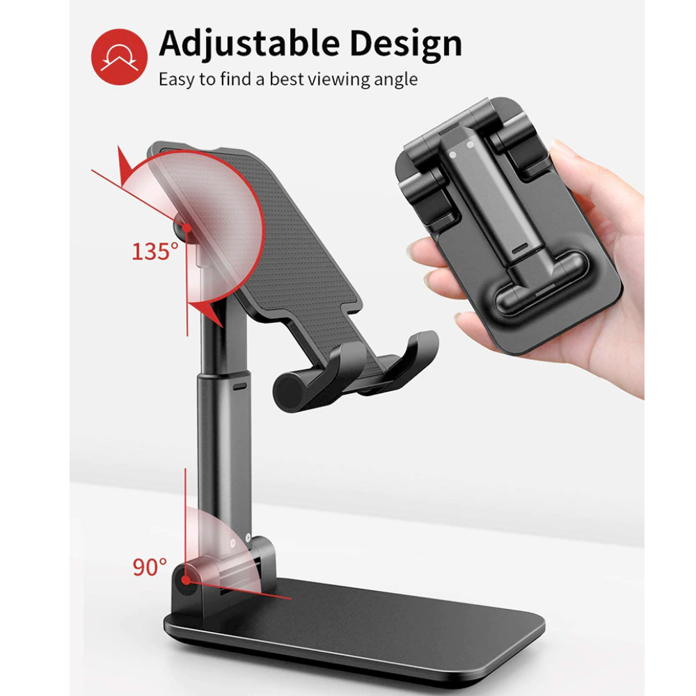 Norvo | Faltbart Holder Stativ for iPad og Mobiltelefon
