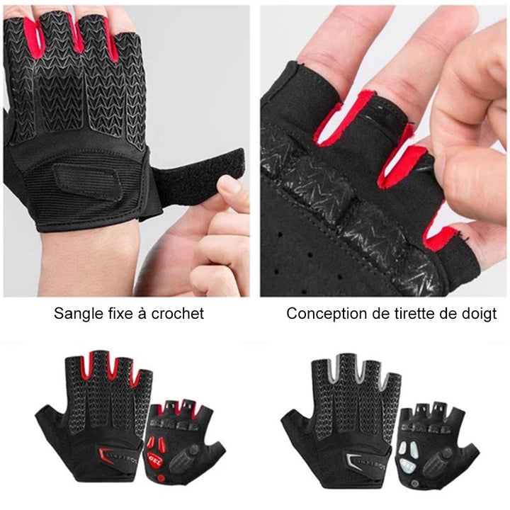 Halv Finger Sykkelhansker | Norvo
