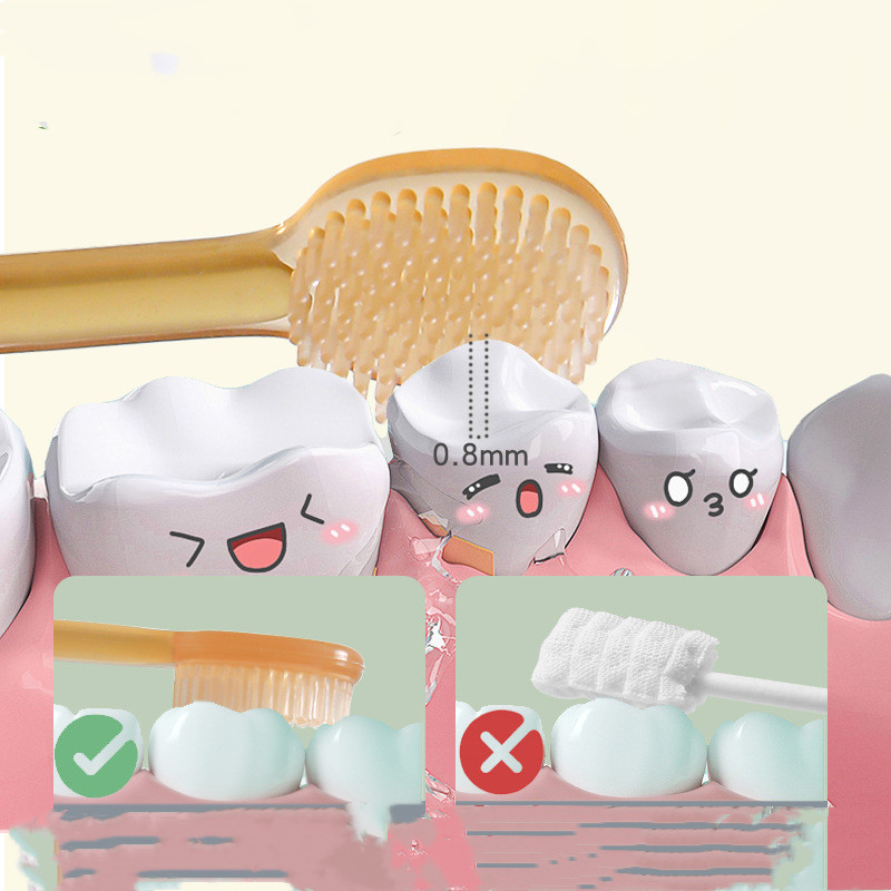 Norvo | Baby tannbørstesett laget av silikon – Med oppbevaringsboks for på farten