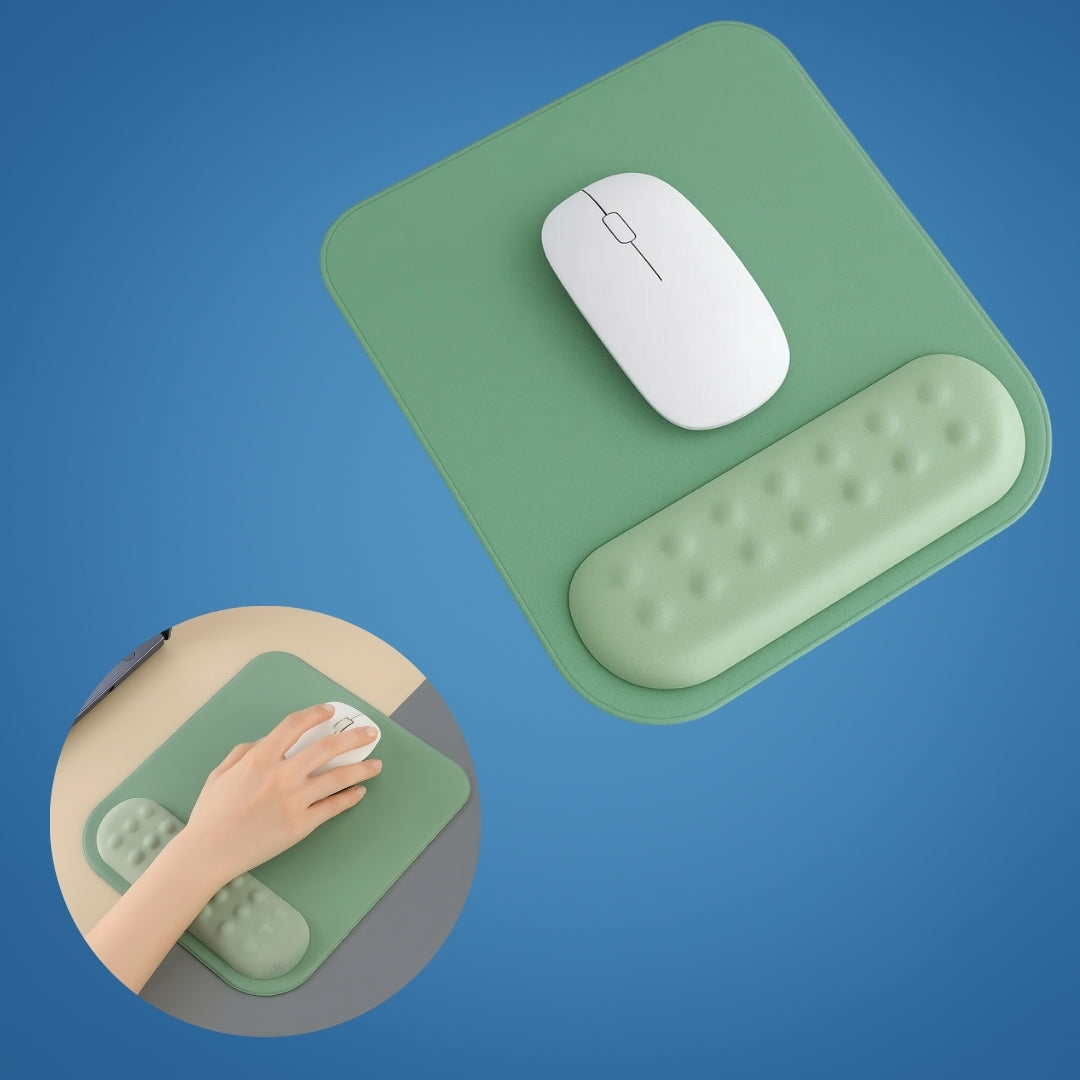 Håndleddstøtte – Silikonpolstret Antiskli – Lindrer Belastning – For Lange Timer på Kontor eller Spill Norvo