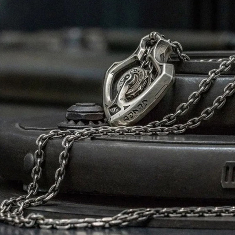 Norvo | Mekanisk Roterende Tannhjul Anheng Halskjede