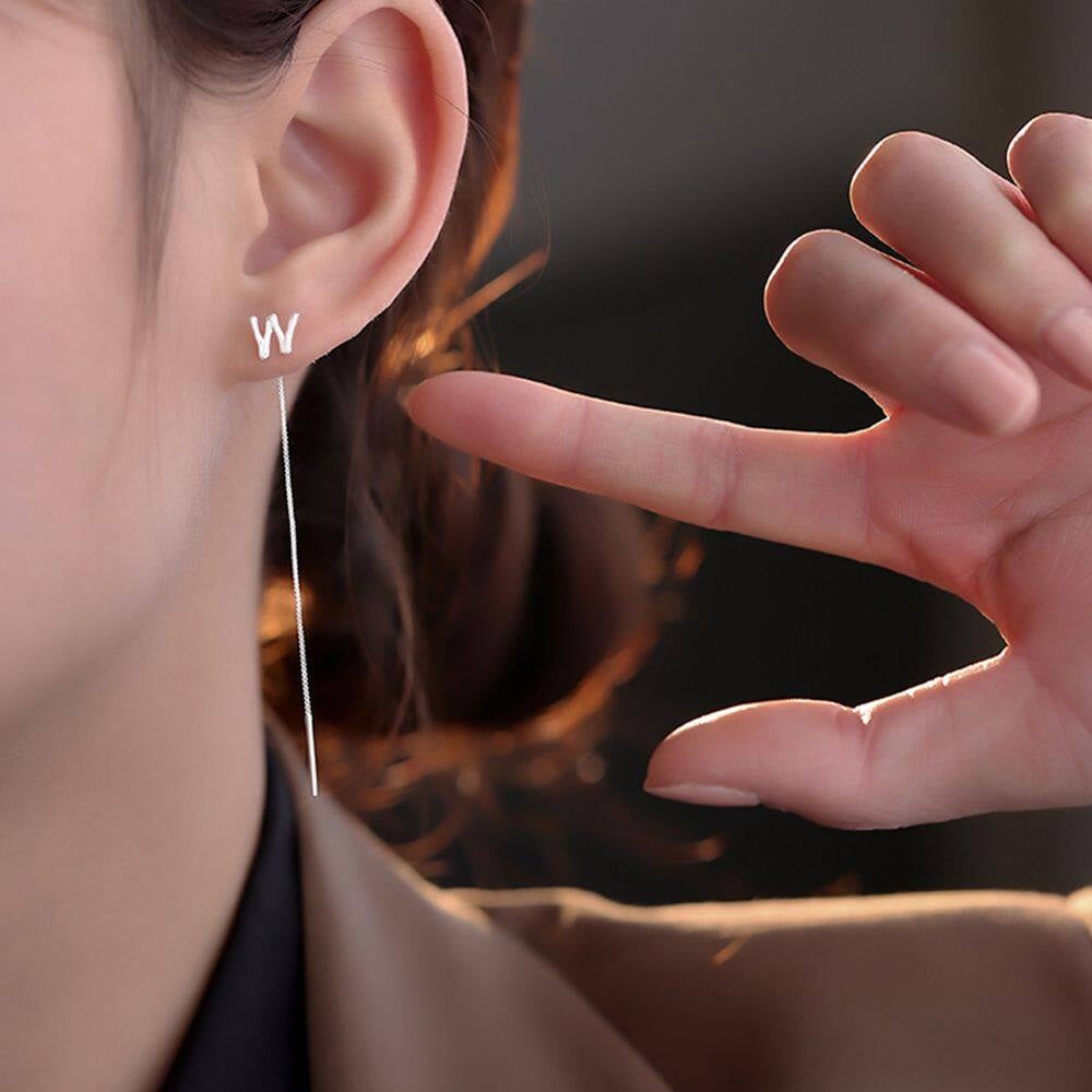 Norvo | Skinner alfabet øreringer