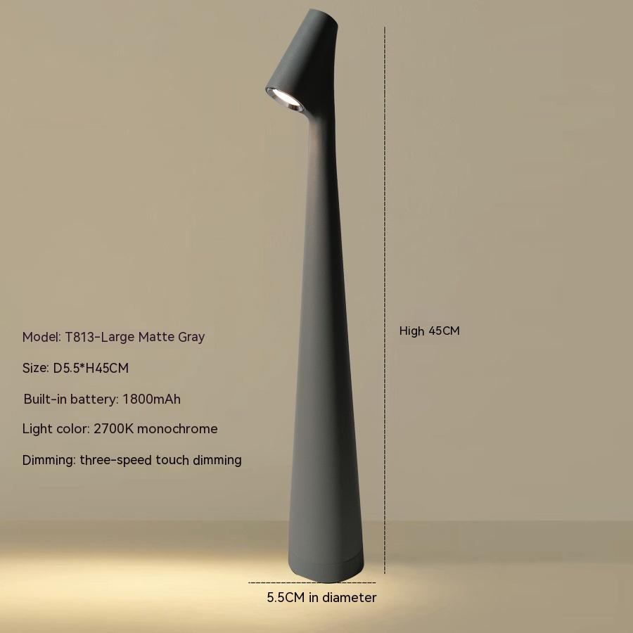 Norvo | Bordlampe Moderne Rød Metall LED Lys
