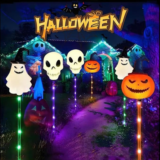 Norvo | 6 i 1 Halloween Solhage Lys