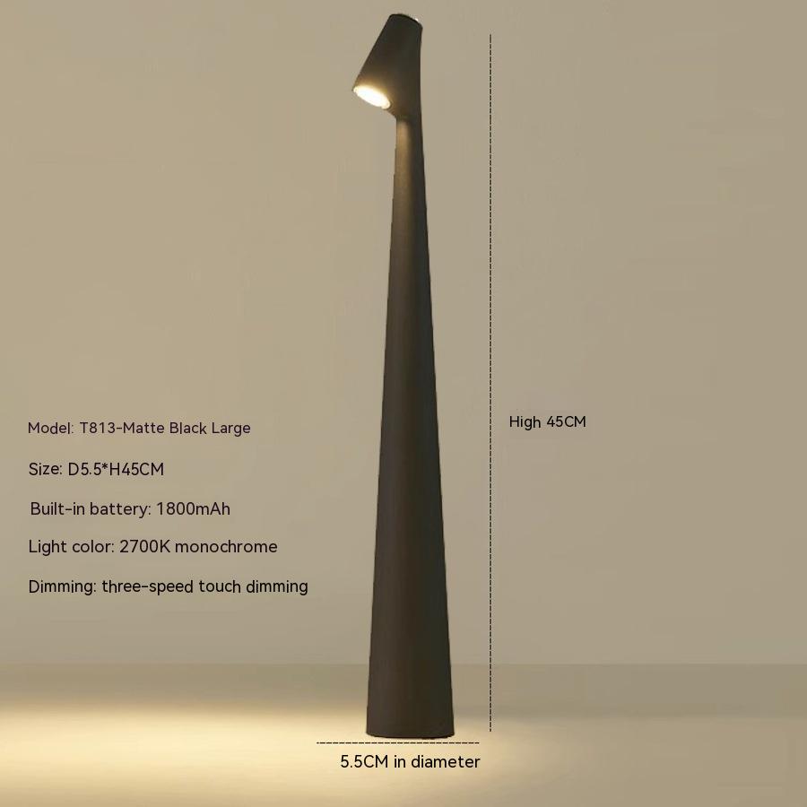Norvo | Bordlampe Moderne Rød Metall LED Lys