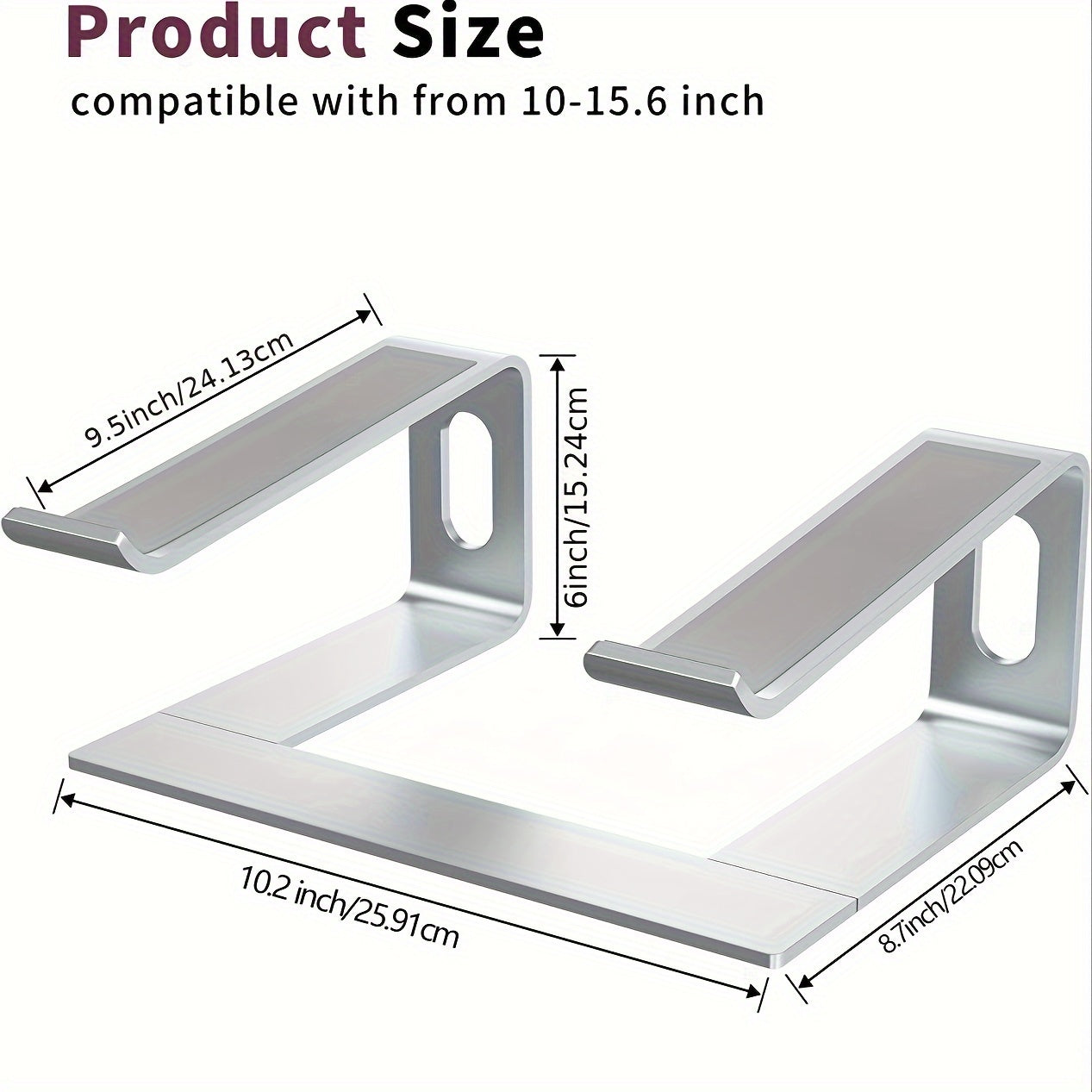Norvo | Aluminium Laptop Stativ – Ergonomisk og Ventilerende