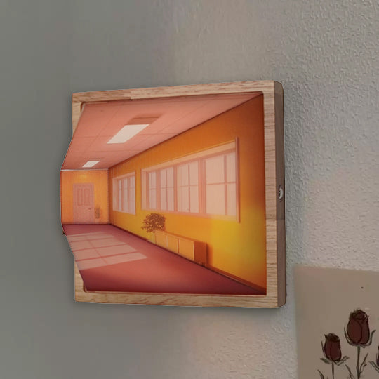 Norvo | 3D Briller-Fri Galleri Optisk Illusjon Vegglampe & Nattlys