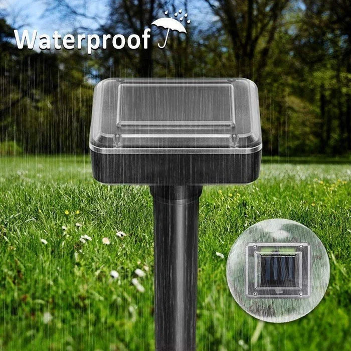 Norvo | Sonic Green Solar Dyre Avskrekkere med Ultralyd | Mot Mus, Muldvarper & Slanger | Værbestandig & Miljøvennlig