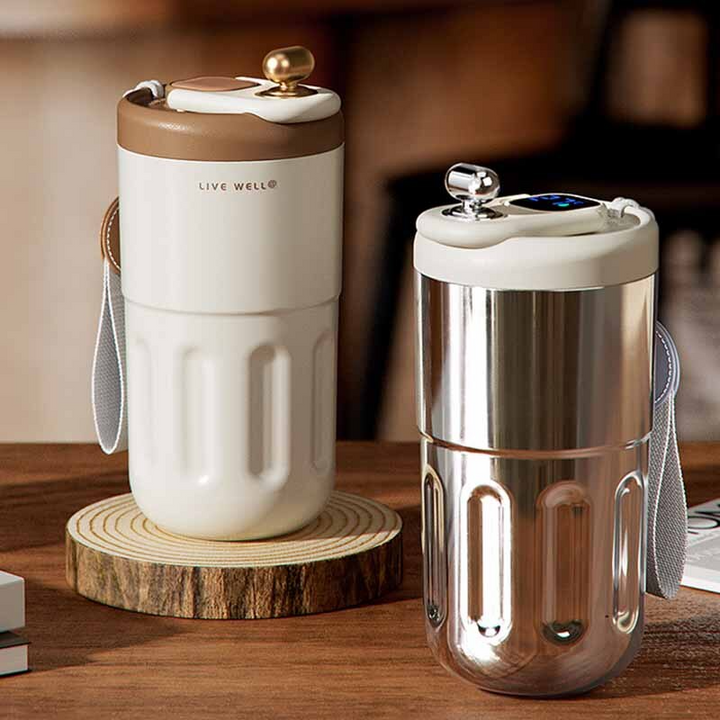 Norvo | Bærbar Smart Rustfritt Stål Kaffe Koppe